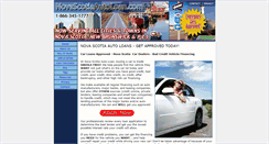 Desktop Screenshot of novascotiaautoloan.com
